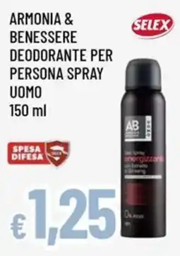 Famila Armonia & Benessere deodorante per persona spray uomo offerta
