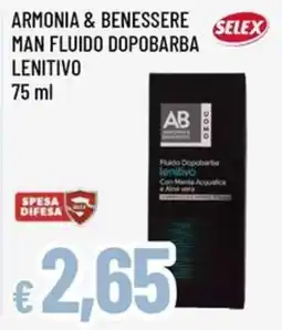 Famila Man fluido dopobarba lenitivo Selex offerta