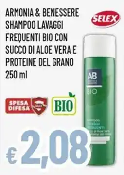 Famila Shampoo lavaggi frequenti bio con succo di aloe vera e proteine del grano offerta