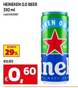 C+C maxigross Heineken 0.0 beer offerta