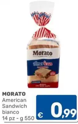 ARCA C+C cash and carry Morato American Sandwich bianco offerta