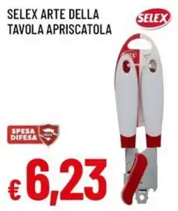 Famila Selex arte della tavola apriscatola offerta
