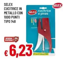 Famila Cucitrice in metallo Selex offerta