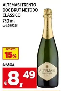 C+C maxigross Altemasi Trento Doc Brut Metodo Classico offerta