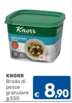 ARCA C+C cash and carry Knorr Brodo di pesce granulare offerta