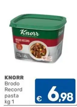 ARCA C+C cash and carry Knorr Brodo Record pasta offerta
