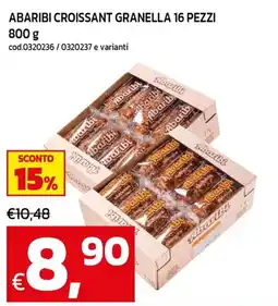 C+C maxigross Abaribi croissant granella offerta