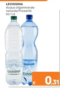 ARCA C+C cash and carry Acqua oligominerale naturale/frizzante Levissima offerta