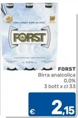 ARCA C+C cash and carry Forst Birra analcolica offerta