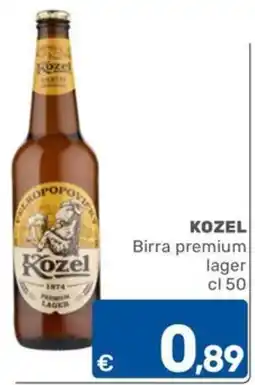 ARCA C+C cash and carry Kozel Birra premium lager offerta