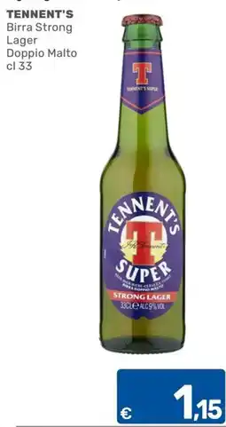ARCA C+C cash and carry Tennent's Birra Strong Lager Doppio Malto offerta