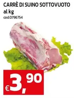 C+C maxigross Carrè di suino sotto vuoto offerta