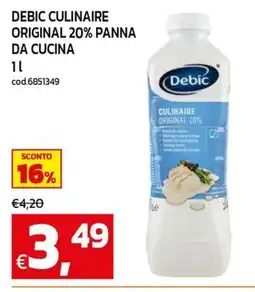 C+C maxigross Debic Culinaire Original 20% Panna da Cucina offerta