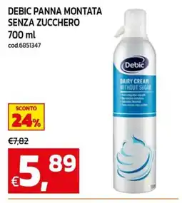 C+C maxigross Debic panna montata senza zucchero offerta