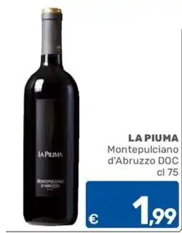ARCA C+C cash and carry La Piuma Montepulciano d'Abruzzo DOC offerta