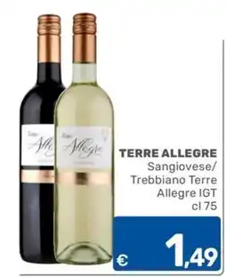 ARCA C+C cash and carry Terre Allegre Sangiovese/Trebbiano Terre Allegre IGT offerta