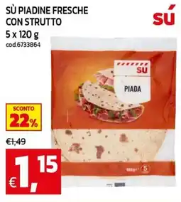 C+C maxigross Sù piadine fresche con strutto offerta