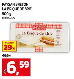 C+C maxigross Paysan Breton La Brique de Brie offerta