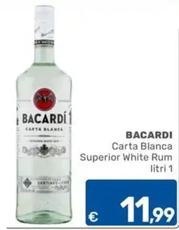 ARCA C+C cash and carry Bacardi Carta Blanca Superior White Rum offerta