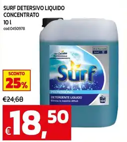 C+C maxigross Surf detersivo liquido concentrato offerta