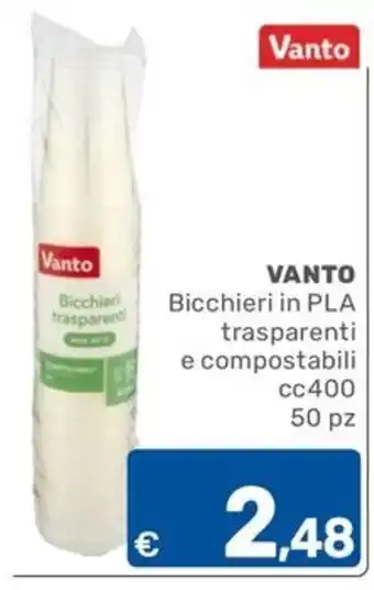 ARCA C+C cash and carry Vanto Bicchieri trasparenti offerta