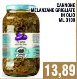 Bitar Cannone melanzane grigliate in olio offerta