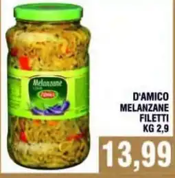 Bitar Melanzane filetti D'Amico offerta