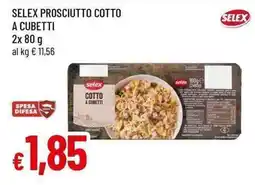 Famila Superstore Selex prosciutto cotto a cubetti offerta