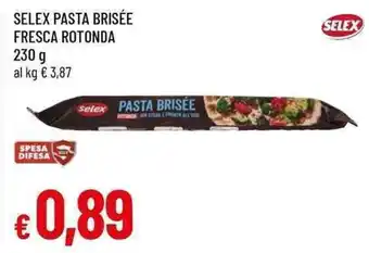 Selex pasta brisée fresca rotonda