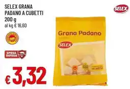 Famila Superstore Grana Padano a cubetti Selex offerta