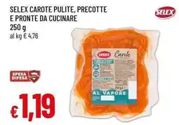 Famila Superstore Selex carote pulite offerta