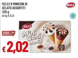 Famila Superstore Selex mini coni assortiti offerta