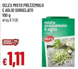 Famila Superstore Selex misto prezzemolo e aglio offerta