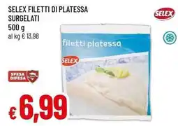 Famila Superstore Filetti di platessa Selex offerta