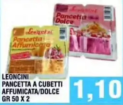 Bitar Leoncini Pancetta a cubetti affumicata/dolce offerta