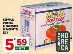 Tutto Risparmio Cash&Carry Coppola pomizza di pomodoro in sacchetti offerta