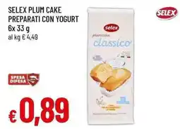 Famila Superstore Selex plumcake classico offerta