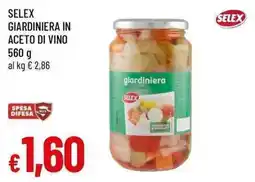 Famila Superstore Giardiniera in aceto di vino Selex offerta
