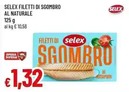 Famila Superstore Filetti di sgombro Selex al naturale offerta