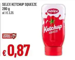 Famila Superstore Selex ketchup squeeze offerta