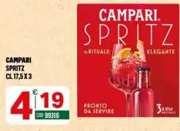 Tutto Risparmio Cash&Carry Campari Spritz offerta