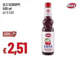 Famila Superstore Sciroppo amarena Selex zero offerta