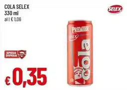 Famila Superstore Cola Selex offerta