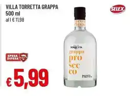 Famila Superstore Villa Torretta grappa pro secco offerta