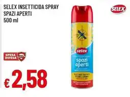 Famila Superstore Selex insetticida spray spazi aperti offerta