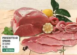 Tutto Risparmio Cash&Carry Prosciutto 4D Spagna di suino offerta