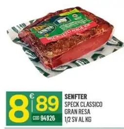Tutto Risparmio Cash&Carry Senfter speck classico offerta