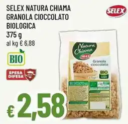 Famila Superstore Selex Natura Chiama Granola Cioccolato Biologica offerta