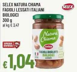 Famila Superstore Selex Natura Chiama Fagioli Borlotti Biologici Lessati offerta
