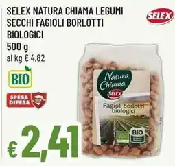 Famila Superstore Selex Natura Chiama Fagioli Borlotti offerta